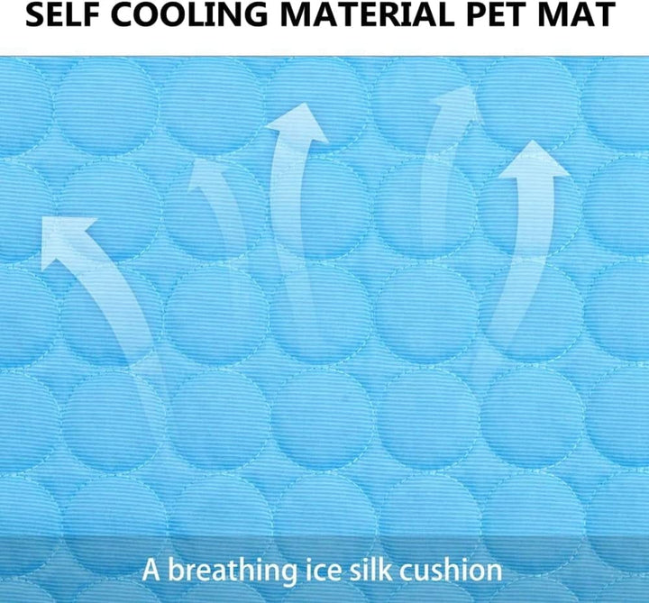 3 PCS Summer Cooling Mat for Rabbit, Washable Guinea Pig Bed, Breathable Ice Silk Self-Cooling Blanket Bed Mat for Rabbits Guinea Pigs Chinchillas Ferret Small Animal