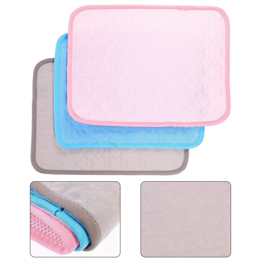 MANLINGDA 3pcs Guinea Pig Cage Liners Summer Cool Mat for Small Animals
