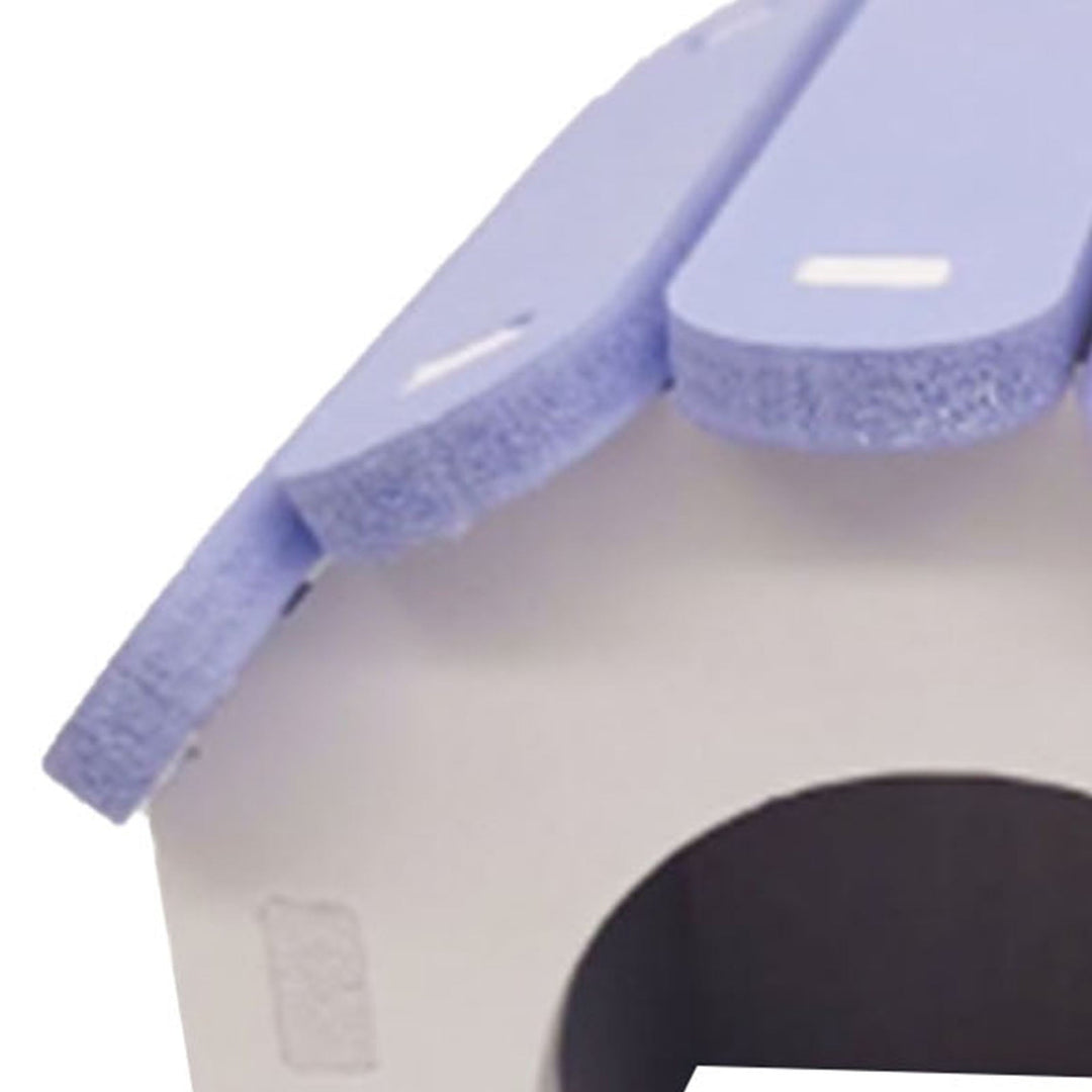Durable Small Animal Hideaway for Hamsters & Mice - Cozy Cage House Purple Paradise