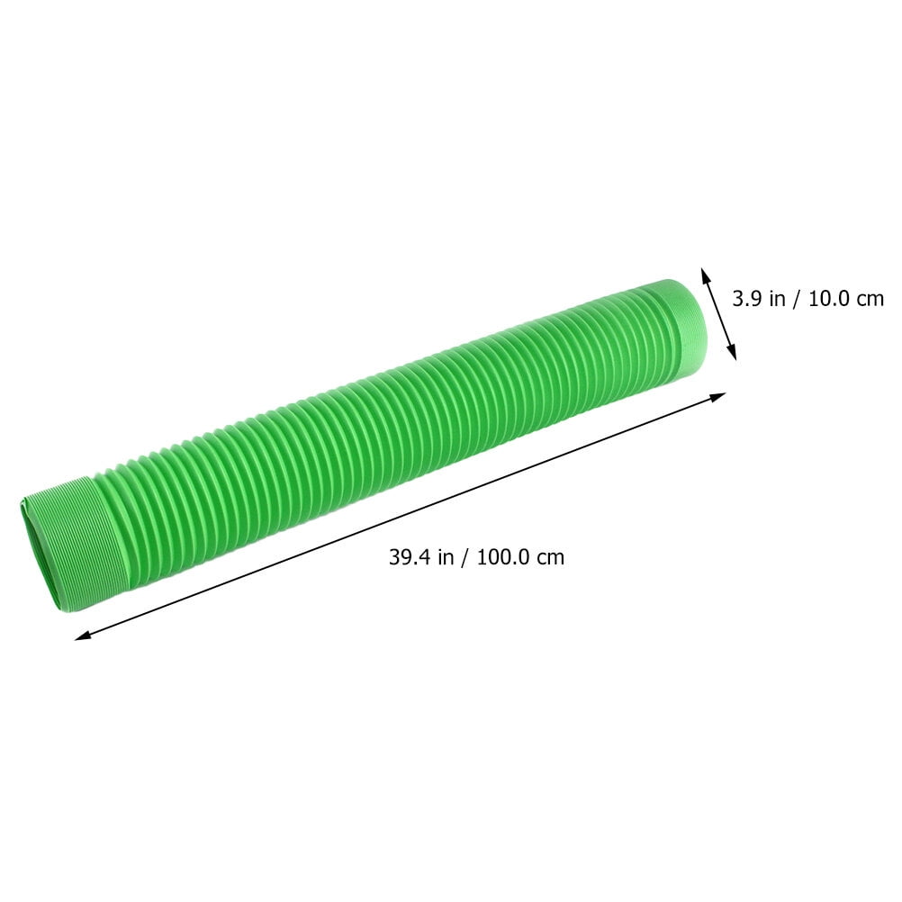 Mizh 1pc Telescopic Hamster Tunnel Pet Folding Pipe Plaything Pet Supply Toy (Green)