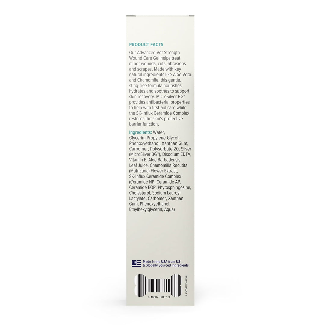 Vetnique DermaBliss Vet Strength Antibacterial Wound Care Gel for Dogs & Cats, 1.5 oz