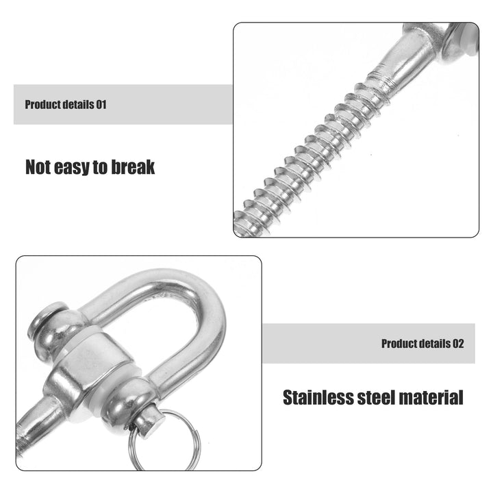 KALLORY 1Pack Heavy Duty Swing Hangers for Hammock Chair Mounting Bracket on Porch