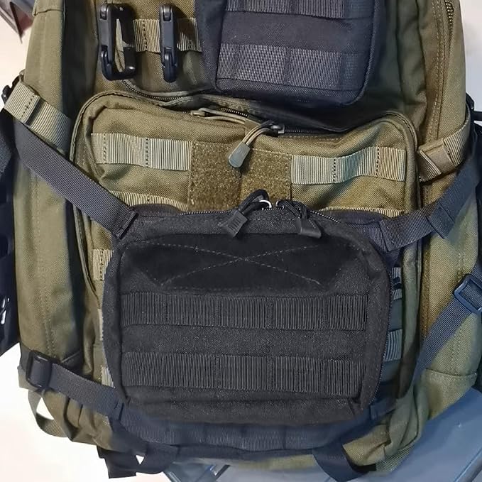 Azarxis Equipment Multi-Purpose Tactical EDC Admin MOLLE Pouch Utility Tools Bag Organizer Military Waist Belt Modular Attachment