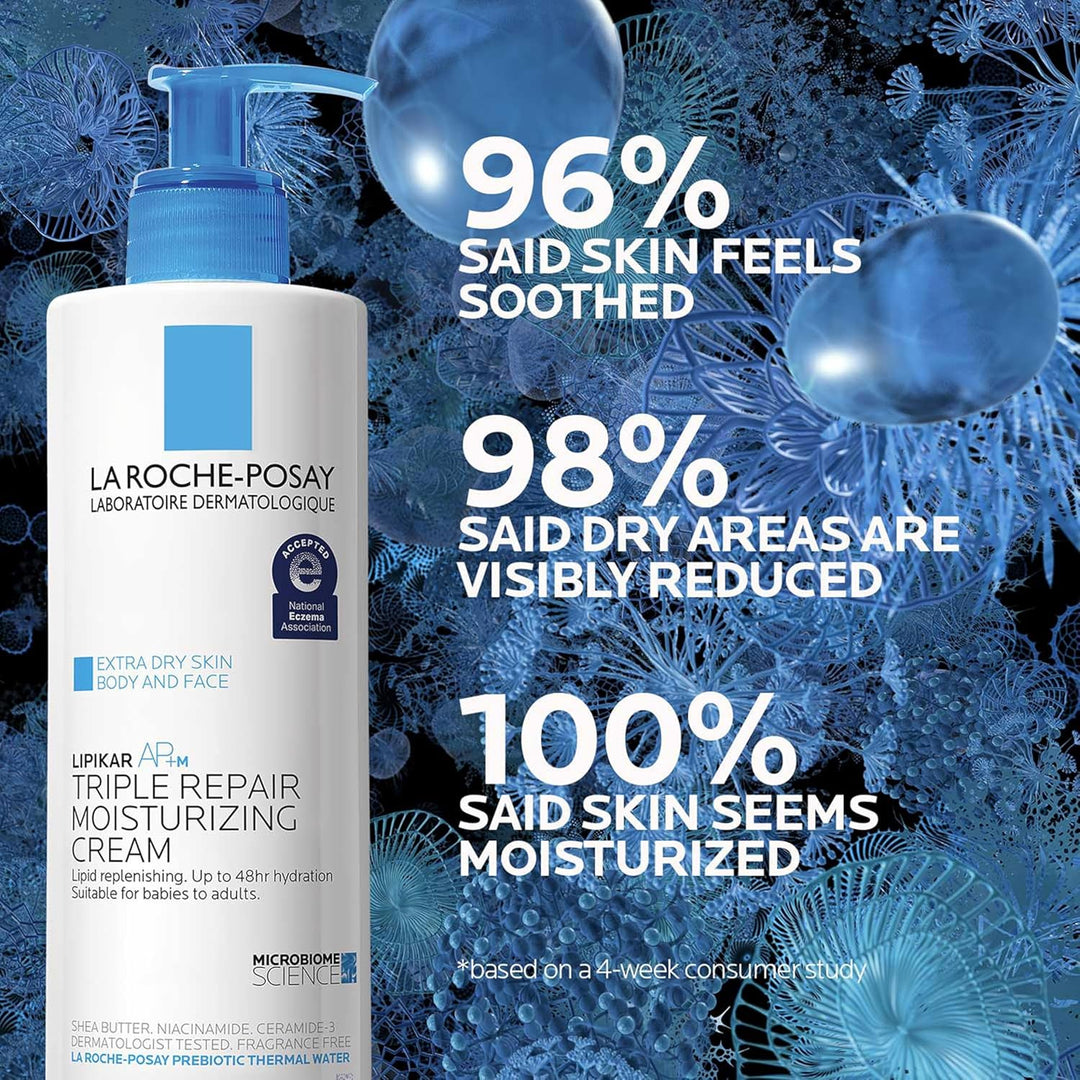 La Roche-Posay Lipikar AP+ Moisturizing Cream | Shea Butter & Niacinamide | For Dry, Sensitive Skin