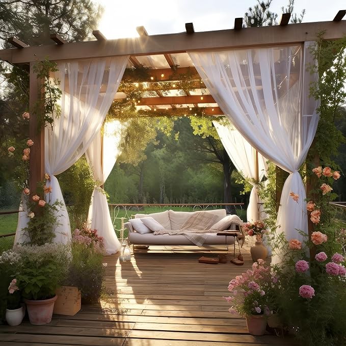 White DIY Mosquito Net Fabric | 10x20 FT Netting 2 Pack | Insect Cover for Garden, Patio, Outdoor & Windows | Multiple Sizes in Black, White & Green | Raised Bed Screen Mesh Barrier