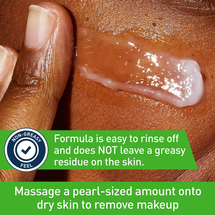 CeraVe Cleansing Balm Makeup Remover, Waterproof Makeup Remover With Ceramides & Plant-Based Jojoba Oil To Nourish & Hydrate, Non-Comedogenic & Fragrance Free, 1.3 Oz