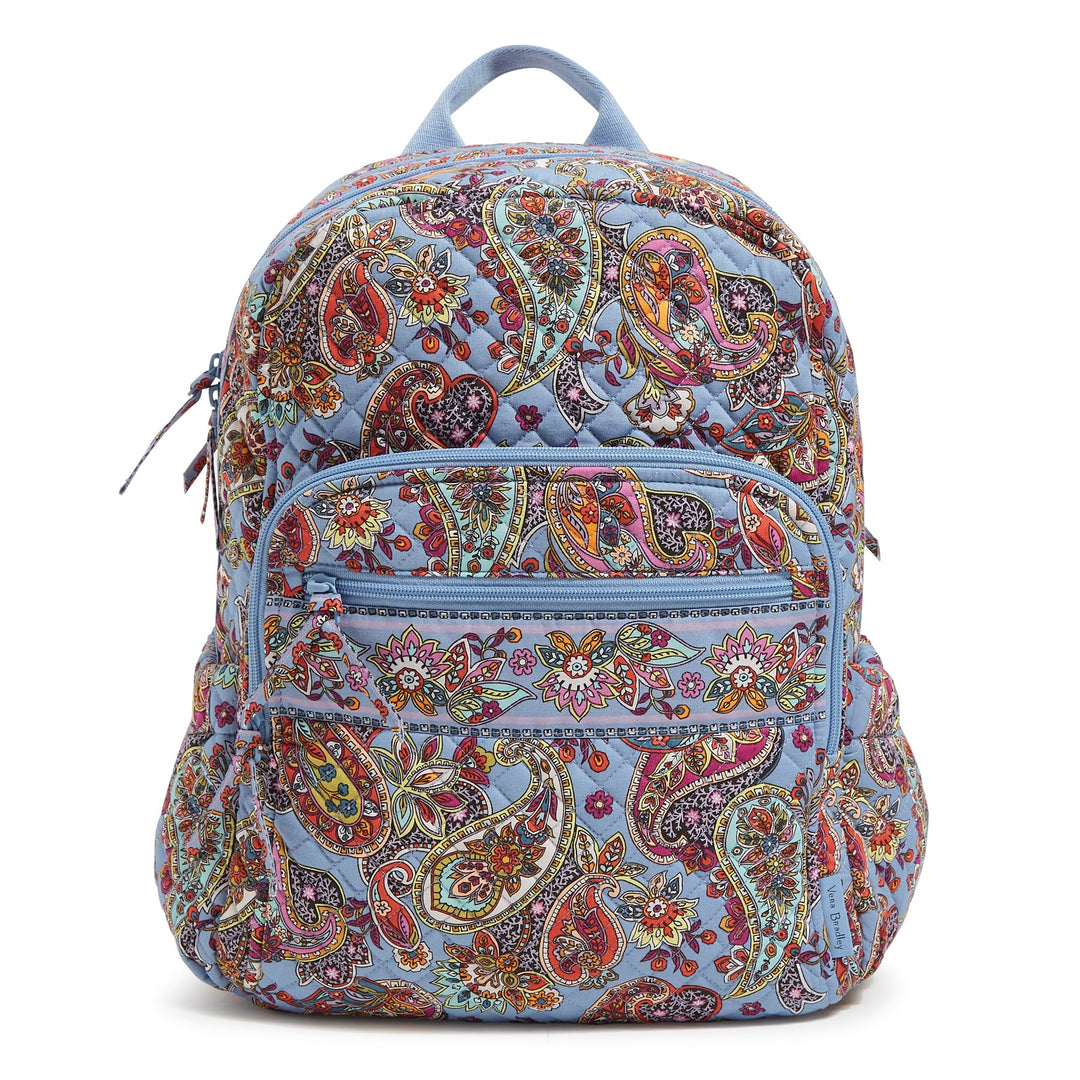 Vera Bradley Cotton Campus Backpack, Provence Paisley