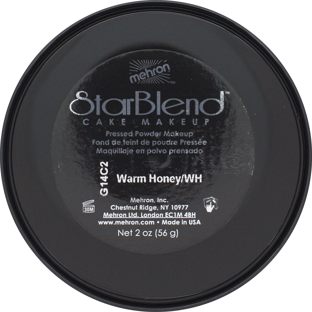 Mehron Makeup StarBlend Cake (2 oz) (Warm Honey)