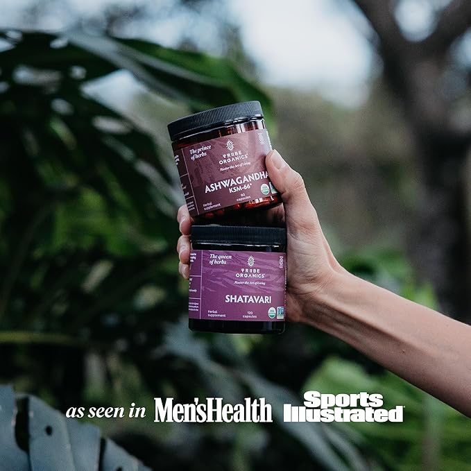 TRIBE ORGANICS Organic Shatavari Herbal Supplement - Hormonal Balance | Women’s Reproductive Health | Lactation | Immune & Inflammatory Support - Non-GMO USDA Organic 120 Vegan Capsules