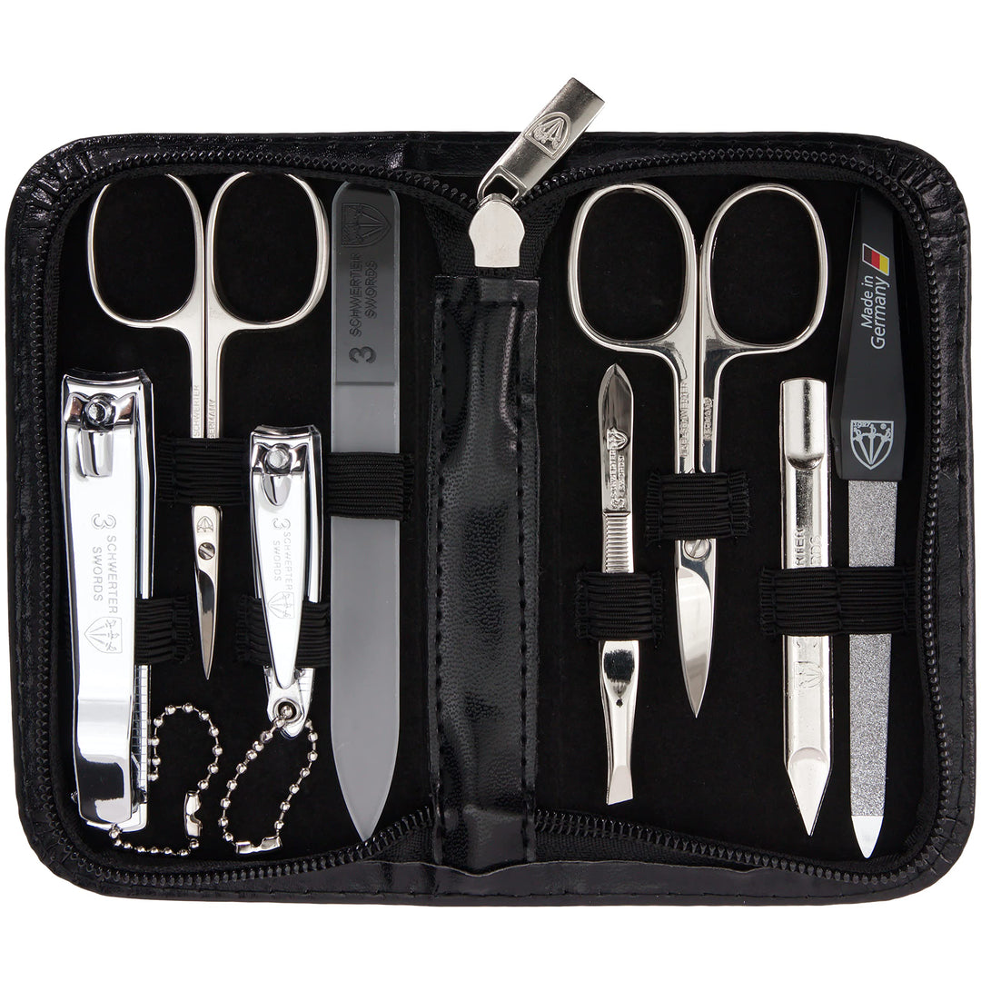 3 Swords Germany Solingen Manicure Pedicure Set Nail Care Kit Made In Germany