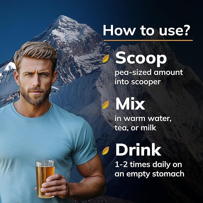 Pure Himalayan Shilajit Resin for Men & Women - 600mg - Natural Extract Supplement with 85+ Trace Minerals & Fulvic Acid - Alternative to Capsules, Gummies, Tablets & Drops