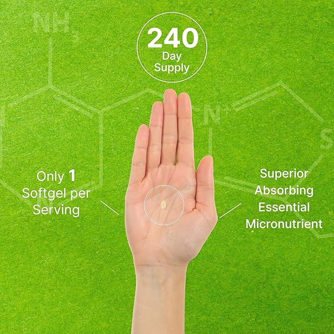 Vitamin K2 MK-7, Infused with Virgin Coconut Oil Softgels | Premium Menaquinone-7 Form, Easily Absorbed Vitamin K Supplement – Bone, Joint, & Immune Support – Non-GMO