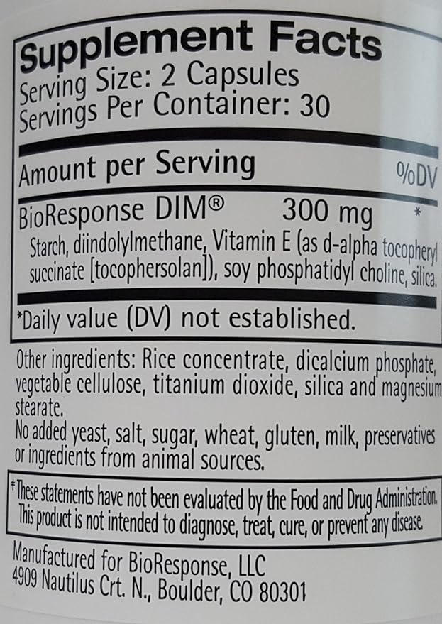 BioResponse DIM - 150 mg (180 Capsules)