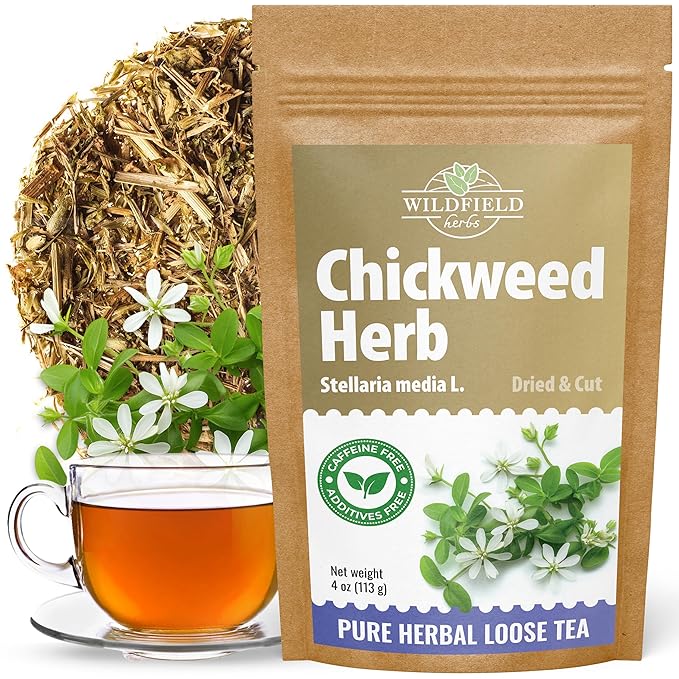 4 oz. Chickweed Herb Chickweed Tea (Stellaria Media) - 113g (4 oz) Herbal Tea Hierba De La Gallina Capiqui
