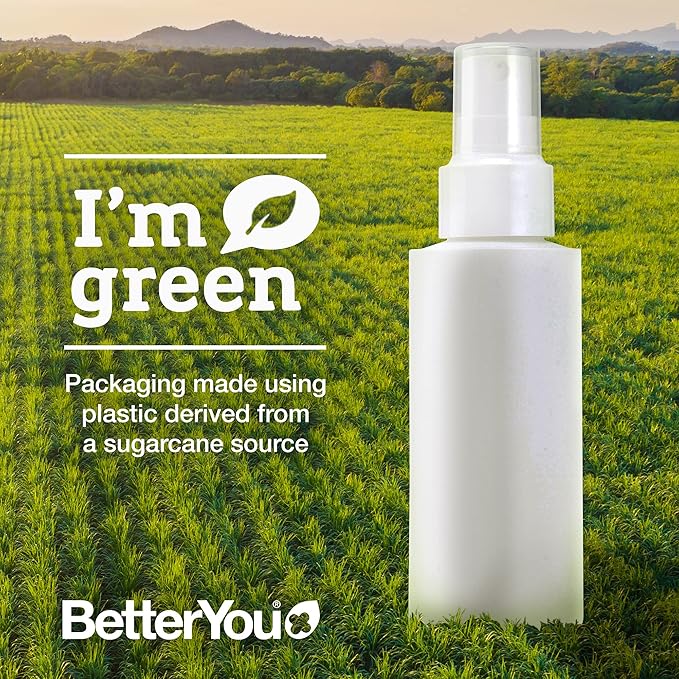 BetterYou Magnesium Muscle Body Spray - Relaxing Topical Magnesium and Essential Oil Spray - Lavender and Chamomile - Promotes Better Sleep - 3.38 oz (Pack of 3)