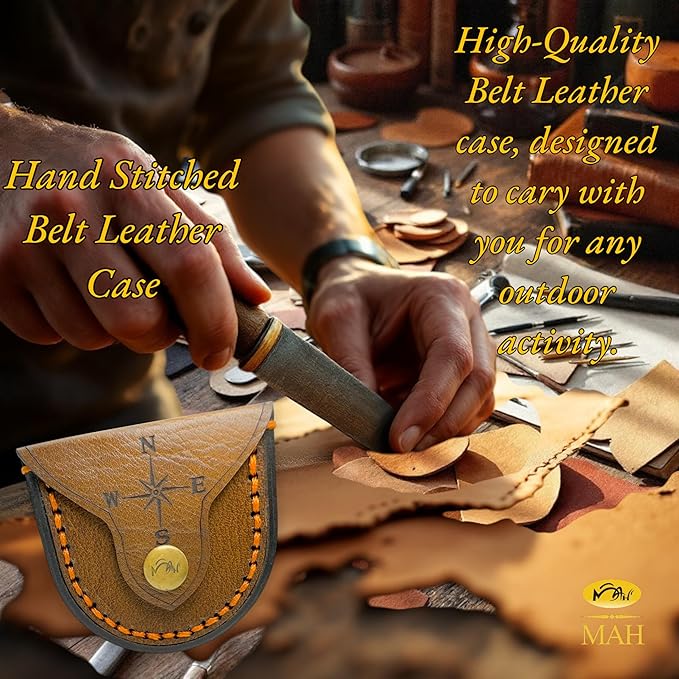 Backpacking Navigation Handmade Brass Personalize Compass for Best Man Get Well Hiking Camping Hunting Trekking Sailing Adventure Travelling Graduation Day Birthday Gifts for Son Back to School