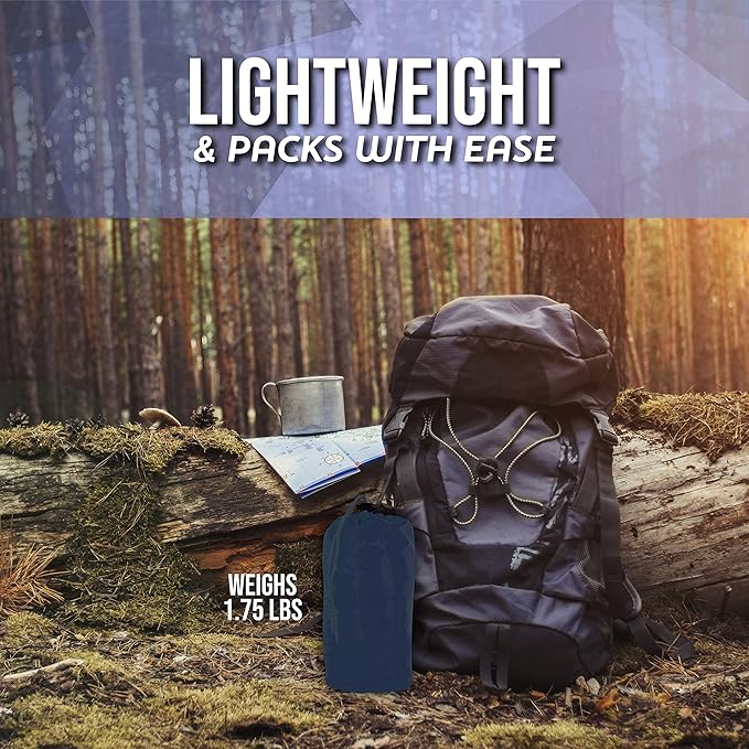 Heavy Duty Rain Poncho for Backpacking, Waterproof Lightweight for Adults, Military, Emergency, Camping, Men, Women