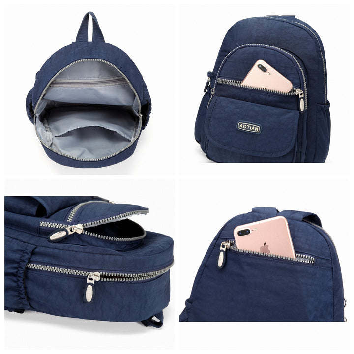 AOTIAN Mini Nylon Women Backpacks Casual Lightweight Small Daypack for Girls