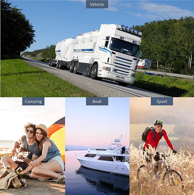 Alpicool LGCF55 Portable Refrigerator 12 Volt Car Freezer 52 Quart Mini Fridge Freezer (-4℉~68℉) for Truck, RV, Vehicle, Travel, Outdoor -12/24V DC