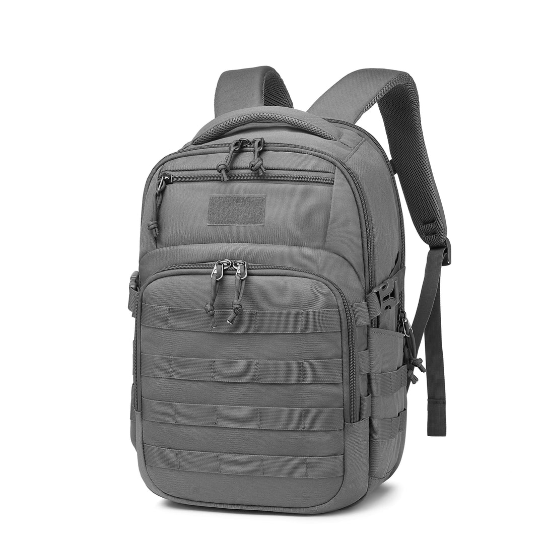Wotony Military tactical backpack, backpack for men black tactical backpack small tactical backpack assault bag (grey, 18.5 inch)