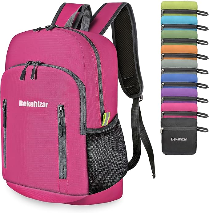 20L Lightweight Foldable Backpack, Small Hiking Daypack for Men Women