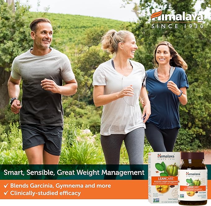 LeanCare Herbal Supplement for Weight Support, Promotes Healthy Body Weight and Metabolism, Garcinia, Gymnema, Guggul, Non-GMO, Vegan, 600 mg, 120 Vegetarian Capsules, 30 Day Supply