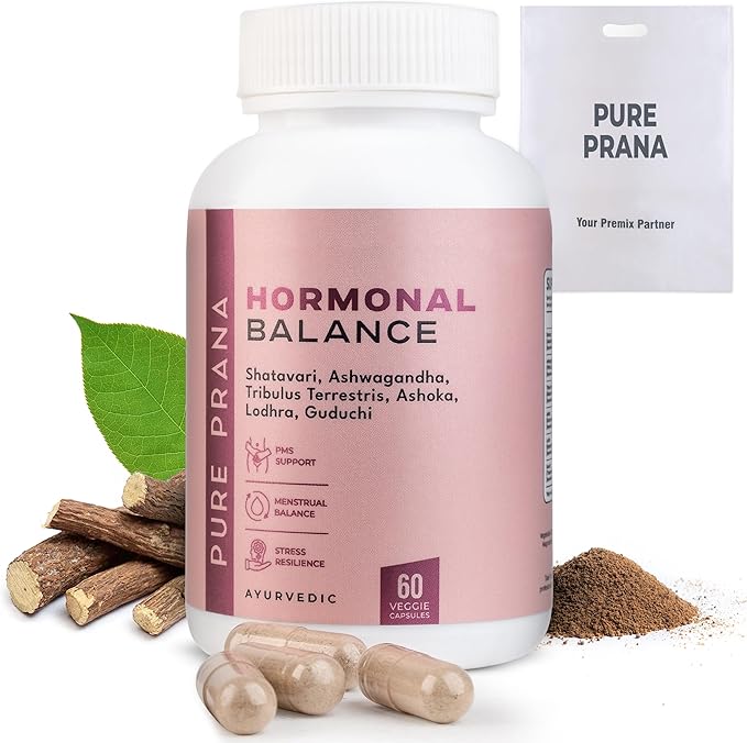Ayurvedic Supplement Hormone Balance for Women – Shatavari, Ashwagandha Goli, PMS & Menstrual Support, Pressure Resilience, Cortisol Manager, 60 Capsules