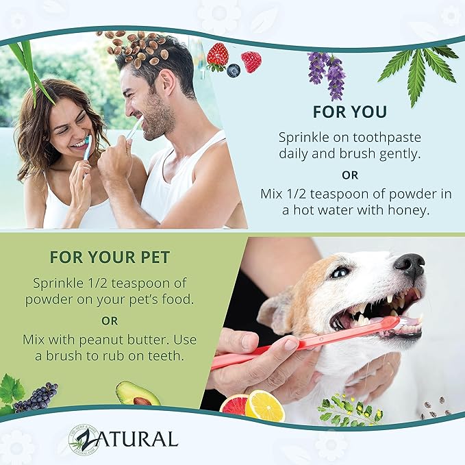 Neem Bark Dental & Digestion Support - 16oz Tooth Powder