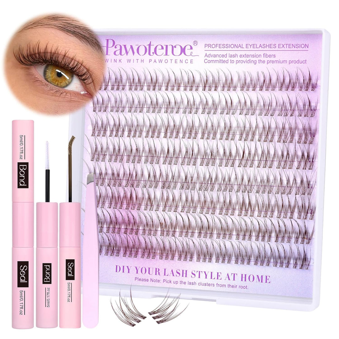 40D Cluster Eyelash Extensions | 280pcs Mix Length 9-16mm | Self-Application