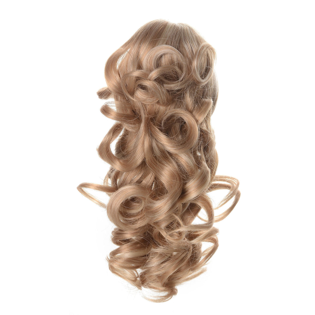 Onedor 12'' Synthetic Fiber Natural Textured Curly Ponytail Clip In/On Hair Extension Hairpiece (24H613)