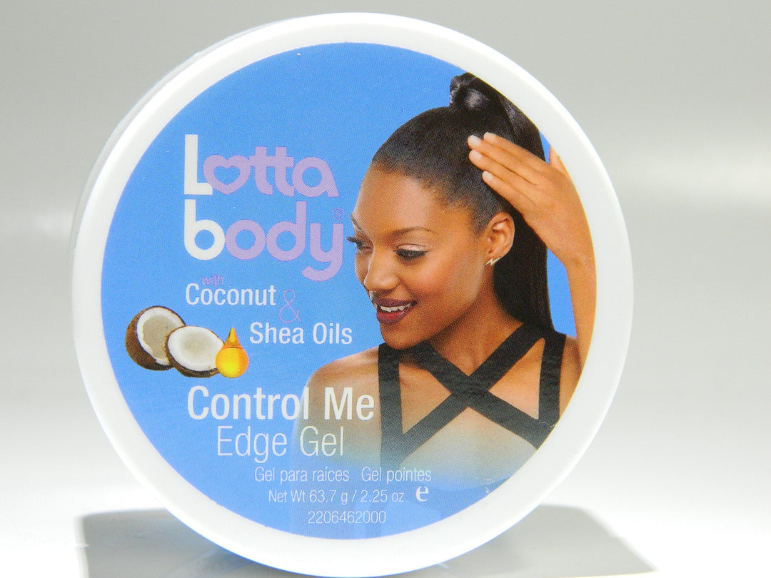 Lotta Body Coconut Shea Oils Control Me Edge Gel, 2.25 Ounce