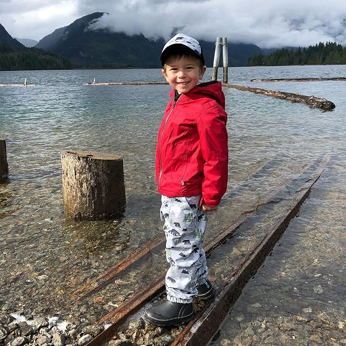 JAN & JUL Waterproof Fleece Lined Snow and Rain Pants for Toddlers and Kids