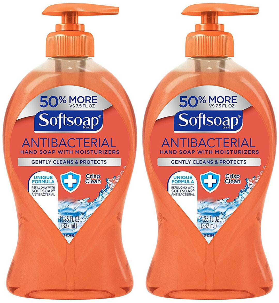 Softsoap Crisp Clean Scent Antibacterial Liquid Hand Soap 11.25 Oz.