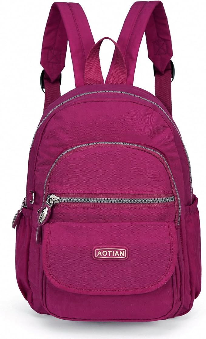 AOTIAN Mini Nylon Women Backpacks Casual Lightweight Small Daypack for Girls