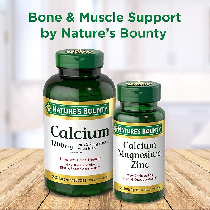 Nature's Bounty Magnesium, Mineral Supplement, Supports Bone and Muscle Health, 500 mg, Coated Tablets, 100 Count (Pack of 2)