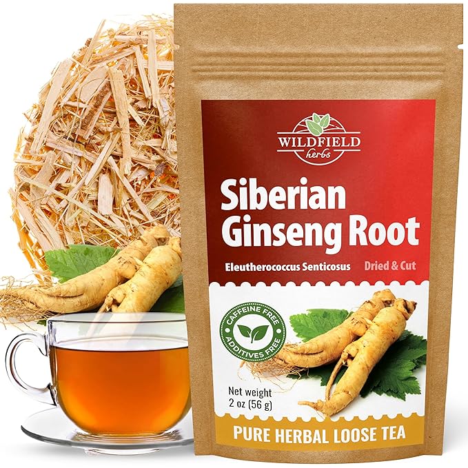 2 oz. Siberian Ginseng Ginseng Root Tea (Eleutherococcus Senticosus) - 56g Herb Tea Siberiano