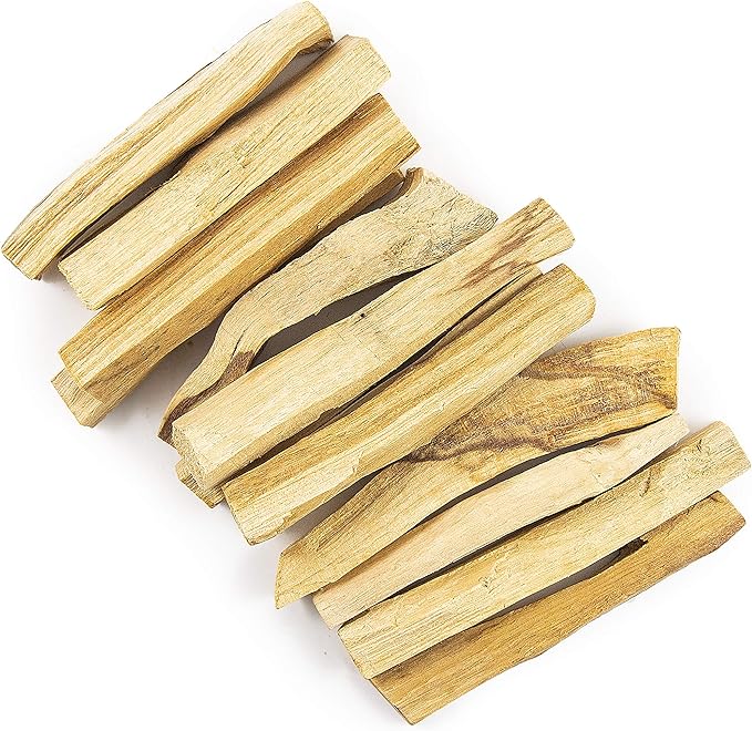 A-Grade Premium Palo Santo Sticks from Peru - Palo Santo Incense - Palo Santo HolyWood Smudge Sticks for Cleansing, Smudging, Meditation and Purification (Palo Santo 1/4Pound)
