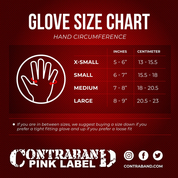 Contraband Pink Label 5237 Womens Designer Workout Gloves | Sugar Skull Print w/Grip-Lock™ Padding (Red, X-Small)