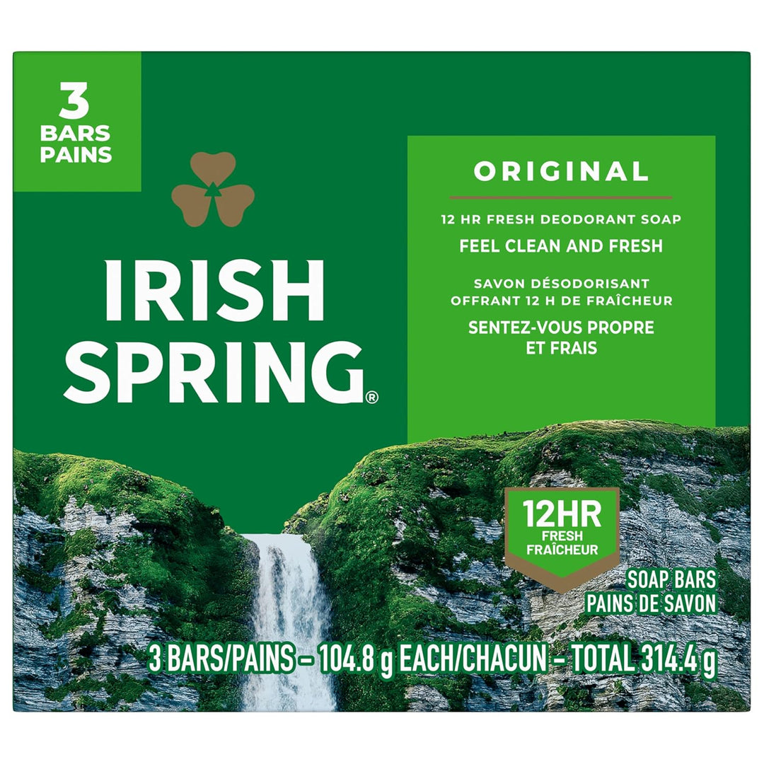 Aloe Vera Moisturizing Bar Soap | Irish Spring | 44.4 Oz | Hydrating Cleanser