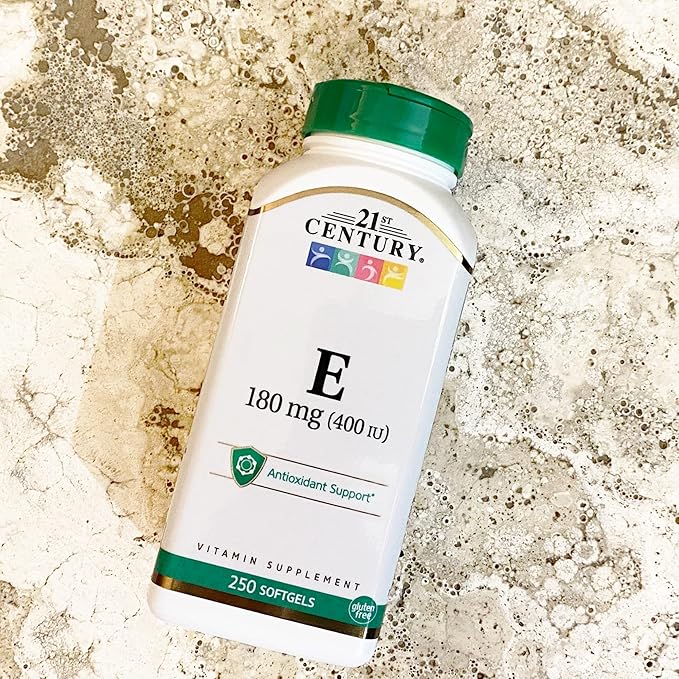 21st Century E 400 I.U. (Dl-Alpha) Softgels, 250-Count