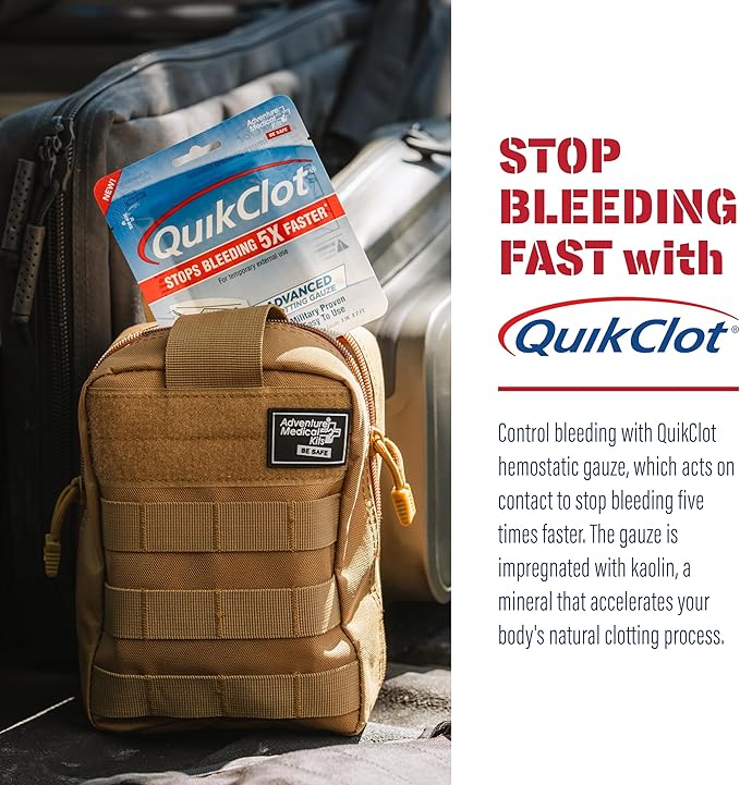 Adventure Medical Molle Bag Trauma Kit 2.0 (Khaki Bag)
