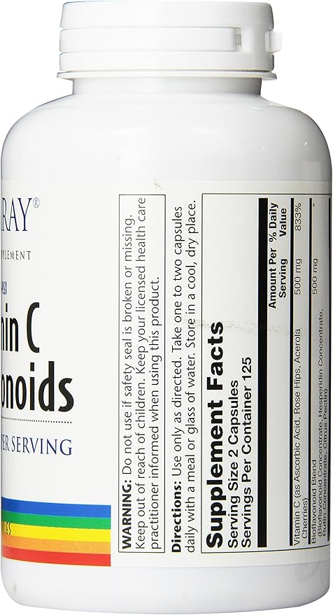 Solaray C Super Bio-Plex Supplement, 250 Count