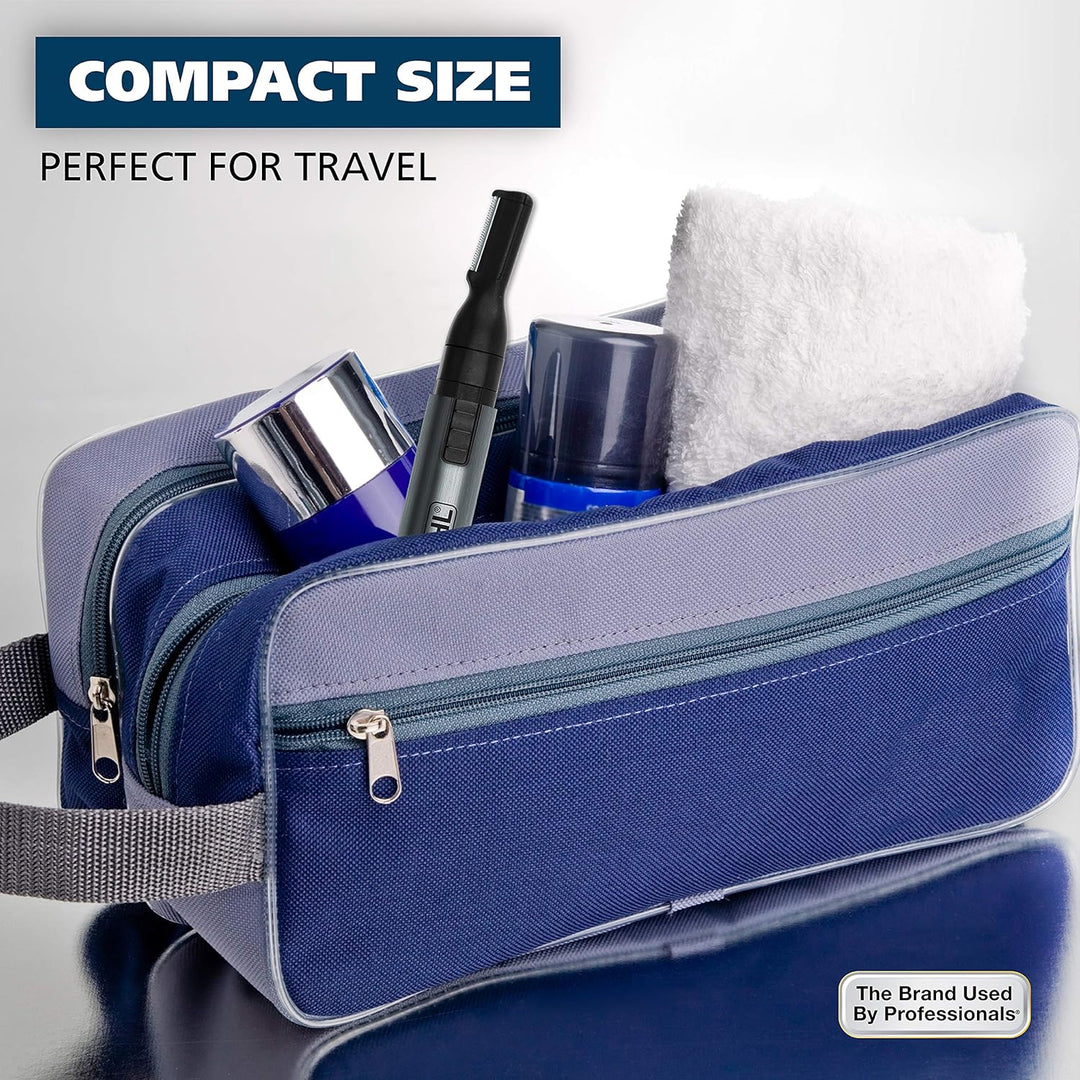 Wahl Micro Groomsman Trimmer | Battery-Powered, Rinseable Heads for Grooming