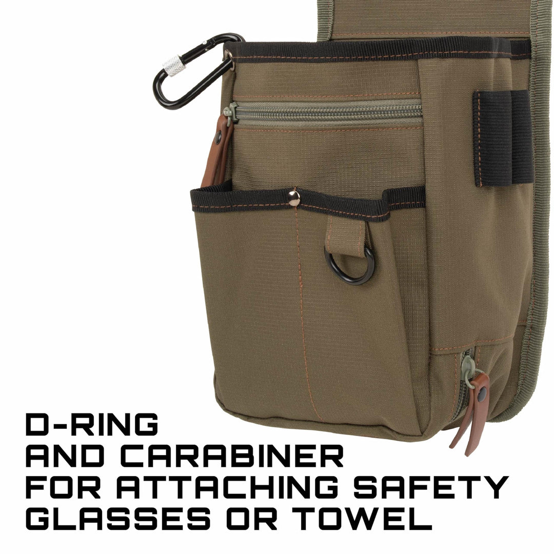 Allen Company Triumph Rip-Stop Shotgun Shell Bag - Clay, Trap, and Skeet Shooting Accessories - Hunting and Gun Range Gear - Olive Green