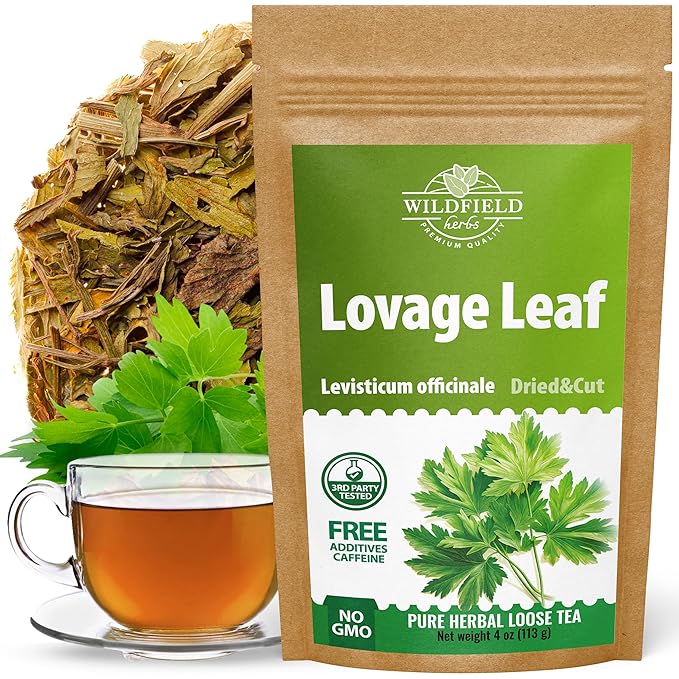 4 oz. Dried Lovage Herb Lovage Leaves Herbal Tea (Levisticum Officinale) - 113g Herb Tea Levísticum