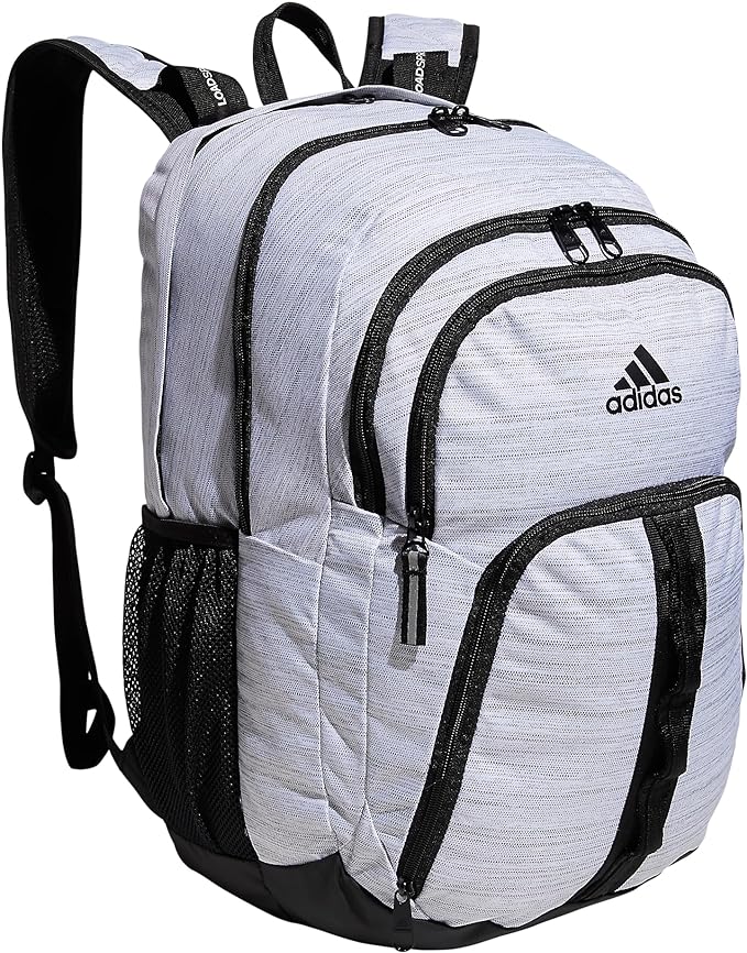 adidas Prime 6 Backpack, Two Tone White/Black, One Size