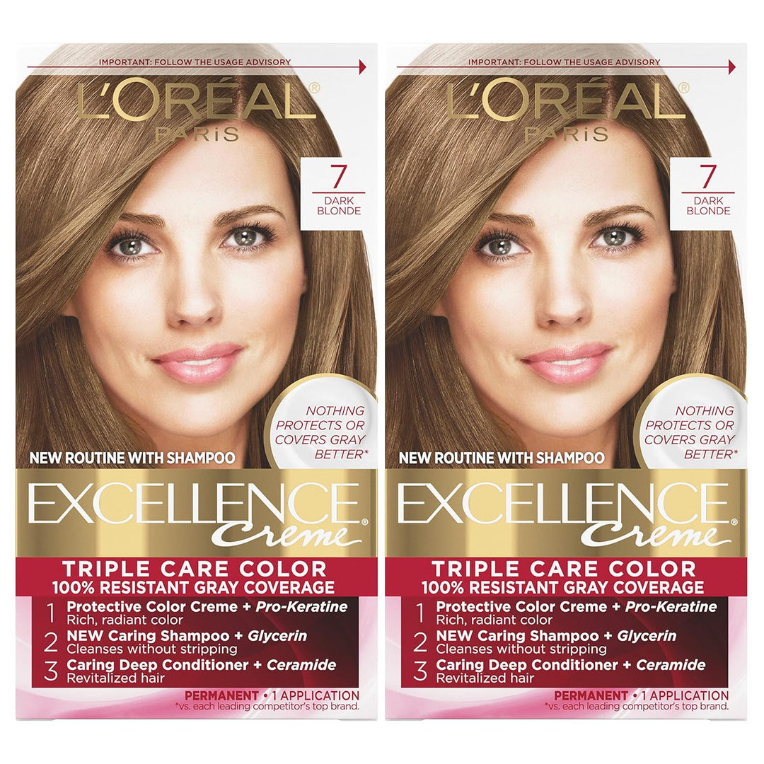 5RB Medium Reddish Brown Hair Color | L'Oreal Paris Excellence Creme – 8 Weeks Gray Coverage