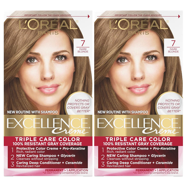 5RB Medium Reddish Brown Hair Color | L'Oreal Paris Excellence Creme – 8 Weeks Gray Coverage
