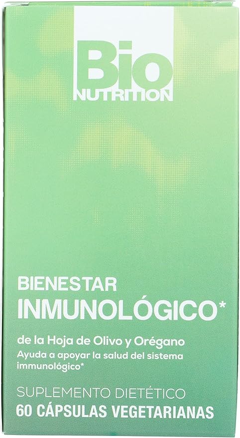Bio Nutrition Immune Wellness, Olive Leaf & Oregano, Gluten Free, 60 Veggie Capsules (Pack of 3)