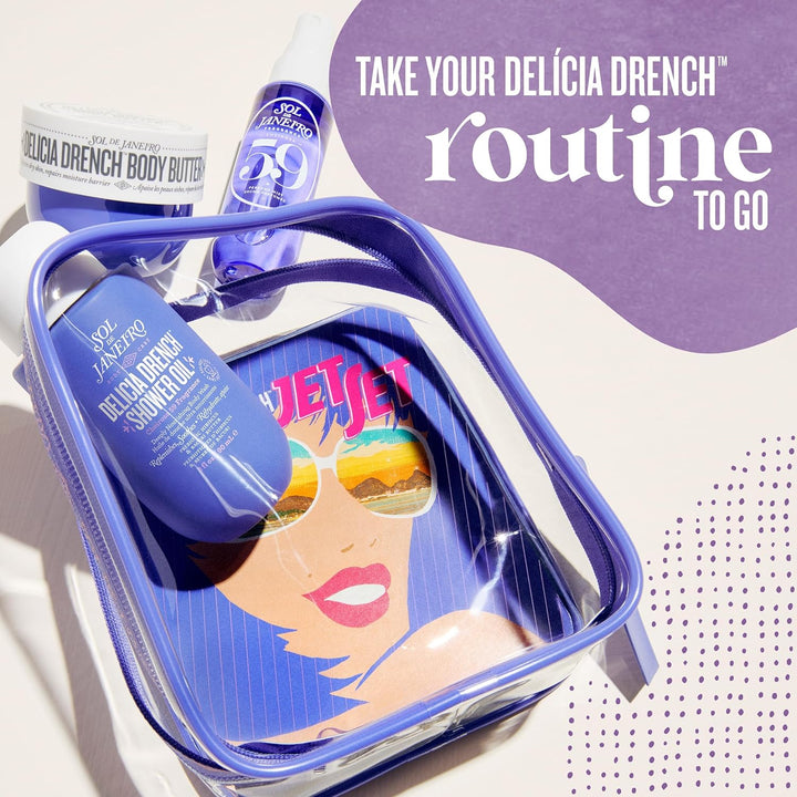 SOL DE JANEIRO Jet Set | Travel-Size Body Care Set | Tropical Fragrance